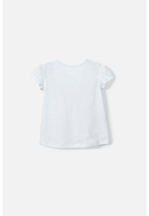 Camiseta De Hello Kitty Blanca Manga Corta Para Niña 2T A 5T 5T