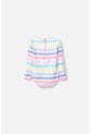 Traje De Baño De Hello Kitty Multicolor Manga Larga Para Niña 2T A 5T 3T de Hello Kitty