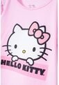 Camiseta De Hello Kitty Manga Corta Rosada Para Niña 2T A 5T 2T de Hello Kitty