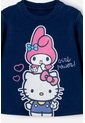 Conjunto De Hello Kitty Con Buzo Azul Para Bebé Niña 3-6 de Hello Kitty