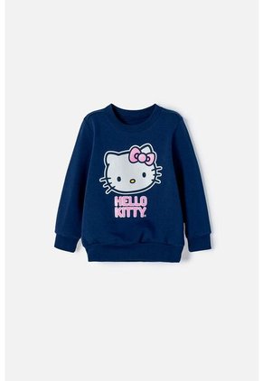 Buzo Hello Kitty Cerrado Azul Para Niña 2T A 5T 5T