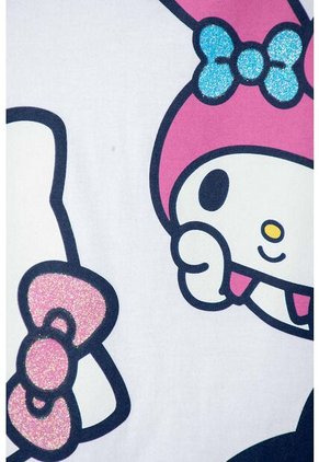 Conjunto De Hello Kitty Con Short Multicolor Para Niña 2T A 6T 3T