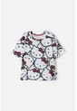 Camiseta De Hello Kitty Blanca Y Roja Manga Corta Para Niña 8 de Hello Kitty