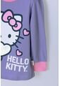 Pijama De Hello Kitty Morada Y Rosada De Camiseta Manga Larga Para Niña 2T A 5T 2T de Hello Kitty
