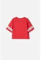 Camiseta De Hello Kitty Manga Corta Rojo/rosado Para Niña 4 de Hello Kitty