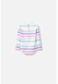 Traje De Baño De Hello Kitty Multicolor Manga Larga Para Niña 2T A 5T 2T de Hello Kitty
