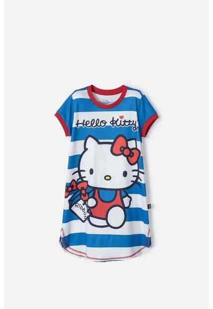 Pijama De Hello Kitty Multicolor Tipo Batola Para Niña 12