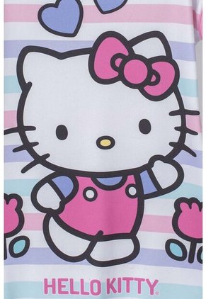 Pijama Tipo Batola De Hello Kitty Multicolor Para Niña 2T A 5T 2T