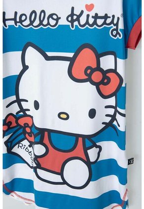 Pijama De Hello Kitty Multicolor Tipo Batola Para Niña 12