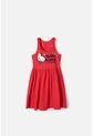 Vestido De Hello Kitty Manga Sisa Rojo Para Niña 12 de Hello Kitty