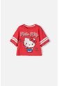 Camiseta De Hello Kitty Manga Corta Rojo/rosado Para Niña 14 de Hello Kitty
