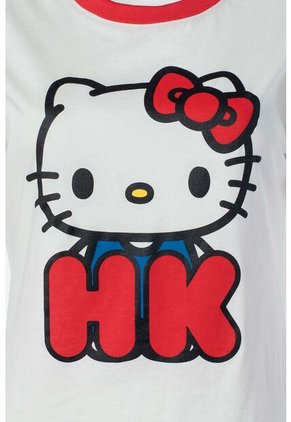 Camiseta De Hello Kitty Slim Fit Para Mujer M