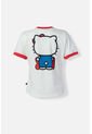 Camiseta De Hello Kitty Slim Fit Para Mujer M de Hello Kitty