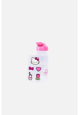 Botella De Hello Kitty + Stickers Para Niña U Hello Kitty