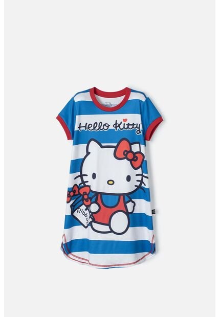 Pijama De Hello Kitty Multicolor Tipo Batola Para Niña 8