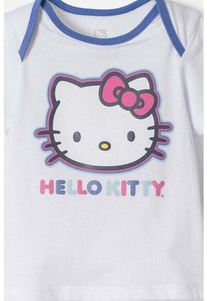 Pijama De Hello Kitty Pantalón Largo Multicolor Para Bebé Niña 6-9
