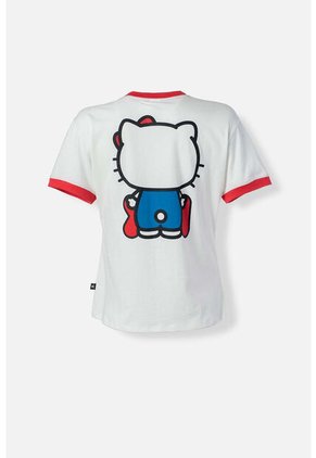 Camiseta De Hello Kitty Slim Fit Para Mujer M