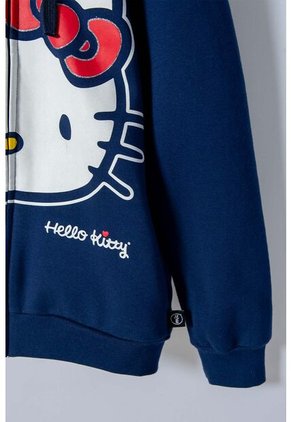 Buzo De Hello Kitty Con Cierre Azul Para Niña 6