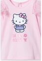 Camiseta De Hello Kitty Rosada Manga Larga Para Bebé Niña 3-6 de Hello Kitty