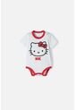 Body De Hello Kitty Manga Corta Blanco Para Bebé Niña de Hello Kitty