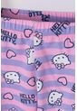 Pijama De Hello Kitty Morada Y Rosada De Camiseta Manga Larga Para Niña 2T A 5T 4T de Hello Kitty