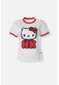 Camiseta De Hello Kitty Slim Fit Para Mujer M de Hello Kitty