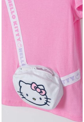 Camiseta De Hello Kitty Manga Corta Rosado Para Niña 2T A 5T 3T