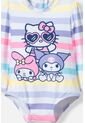 Traje De Baño De Hello Kitty Multicolor Manga Larga Para Bebé Niña 9-12 de Hello Kitty