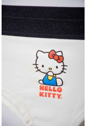Pack X2 Panties De Hello Kitty Negro Y Marfil Para Mujer S
