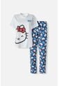 Pijama De Hello Kitty De Pantalón Largo Blanco Y Azul Para Mujer L de Hello Kitty