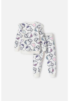 Conjunto De Hello Kitty Con Pantalón Marfil Para Niña 2T A 5T 2T