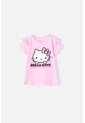 Camiseta De Hello Kitty Manga Corta Rosada Para Niña 2T A 5T 4T de Hello Kitty