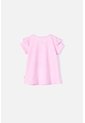 Camiseta De Hello Kitty Manga Corta Rosada Para Niña 2T A 5T 4T de Hello Kitty