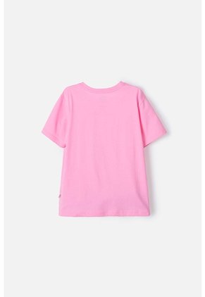 Camiseta De Hello Kitty Manga Corta Rosado Para Niña 6