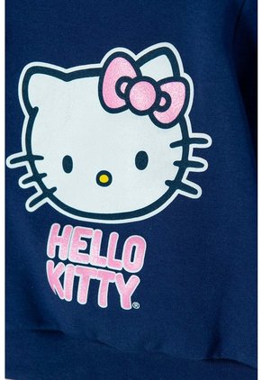 Buzo Hello Kitty Cerrado Azul Para Bebé Niña 9-12