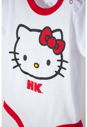 Body De Hello Kitty Manga Corta Blanco Para Bebé Niña 12-18