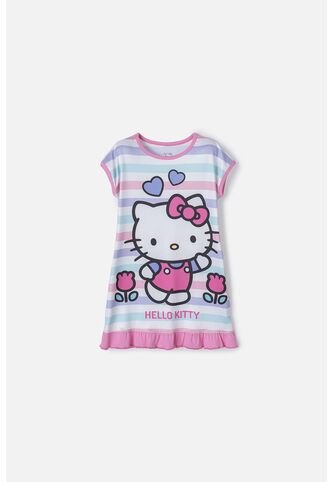 Pijama Tipo Batola De Hello Kitty Multicolor Para Niña 2T A 5T 5T Hello Kitty