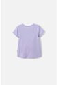 Camiseta De Hello Kitty Lila Estampada En Frente Para Niña 2T A 5T 2T de Hello Kitty