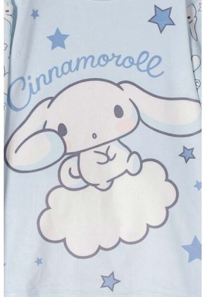 Pijama De Cinnamoroll Con Pantalón Largo Azul Para Niño 12