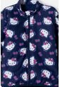 Chaqueta De Hello Kitty Con Cierre Azul Para Niña 2T A 6T 3T de Hello Kitty