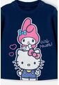 Conjunto De Hello Kitty Con Buzo Azul Para Bebé Niña 6-9 de Hello Kitty