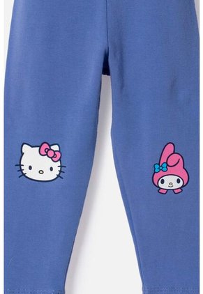 Conjunto De Hello Kitty Con Buzo Azul Para Bebé Niña 6-9