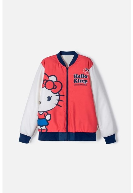 Chaqueta Hello Kitty Con Cierre Multicolor Para Niña 4
