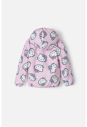 Chaqueta De Hello Kitty Con Capucha Rosada Para Niña 2T A 5T 5T