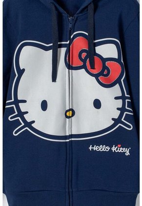Buzo De Hello Kitty Con Cierre Azul Para Niña 6
