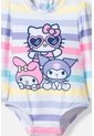 Traje De Baño De Hello Kitty Multicolor Manga Larga Para Bebé Niña 9-12 de Hello Kitty