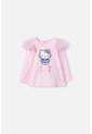 Camiseta De Hello Kitty Rosada Manga Larga Para Bebé Niña 12-18 de Hello Kitty