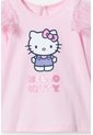 Camiseta De Hello Kitty Rosada Manga Larga Para Bebé Niña 12-18 de Hello Kitty