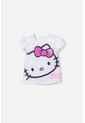 Camiseta De Hello Kitty Blanca Manga Corta Para Niña 2T A 5T 5T de Hello Kitty