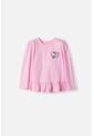 Camiseta De Hello Kitty Manga Larga Rosada Para Niña 2T A 6T 5T de Hello Kitty